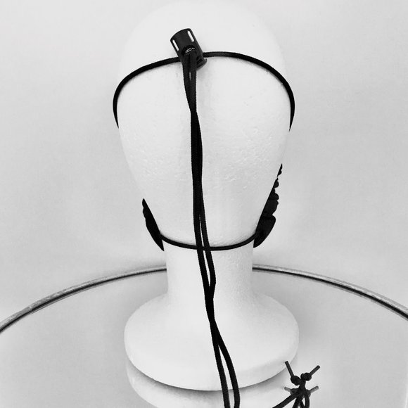 Double Layered Monogram Adjustable Face Mask - Picture 3 of 4